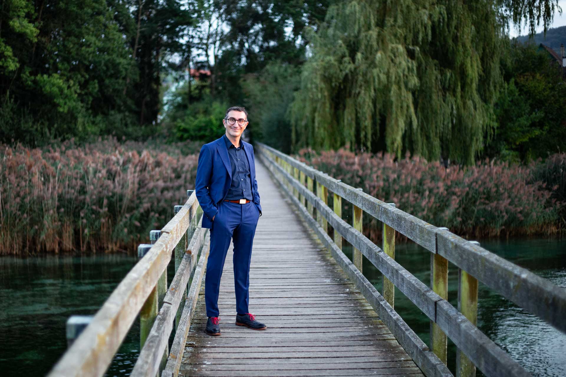 Tommaso Rubino mit Kunden Finanzberatung und Pensionsplanung