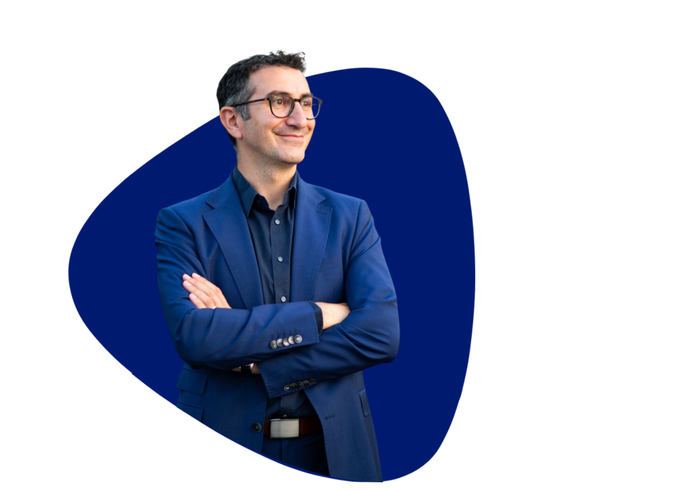 Tommaso Rubino mit Kunden